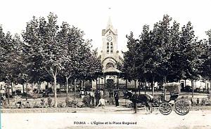 FOUKA - EGLISE ET PLACE BUGEAUD